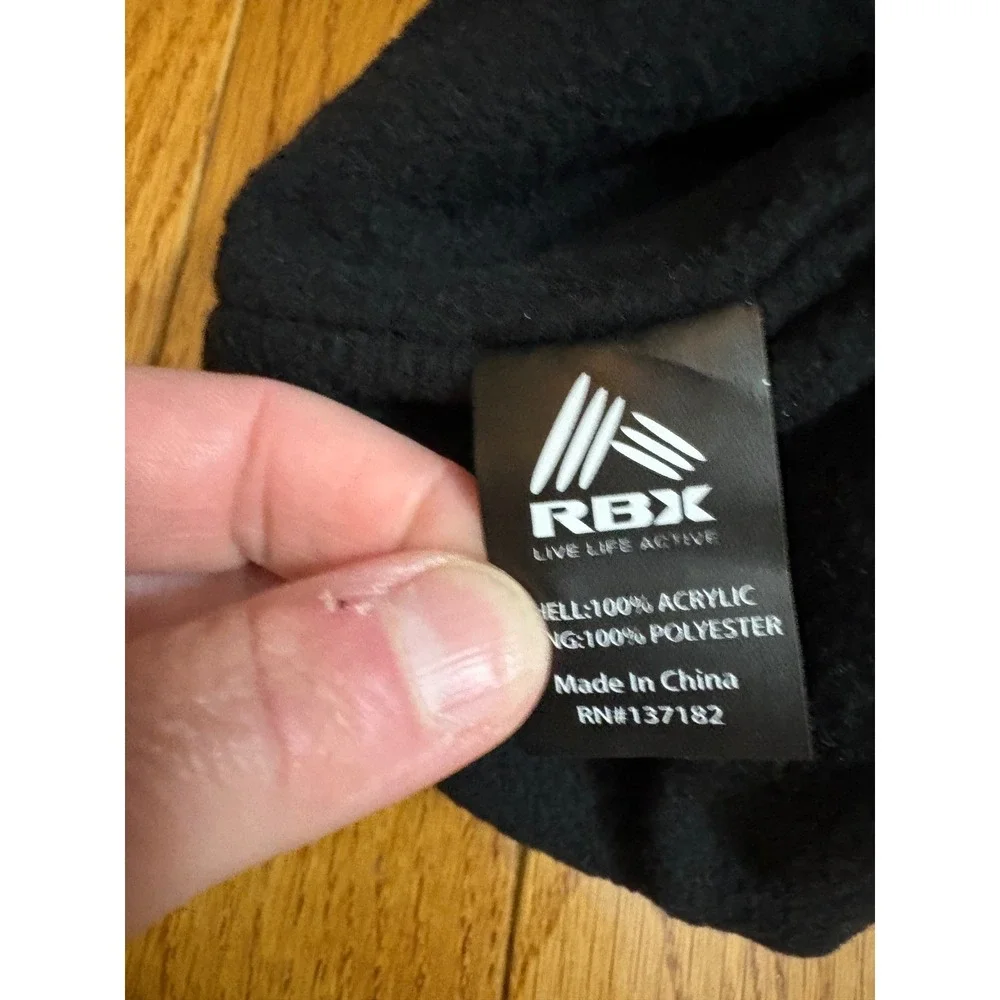 RBX Boys Girls Gray Knit Beanie and Gloves Set Fleece‎ Lined Winter Hat Charcoal